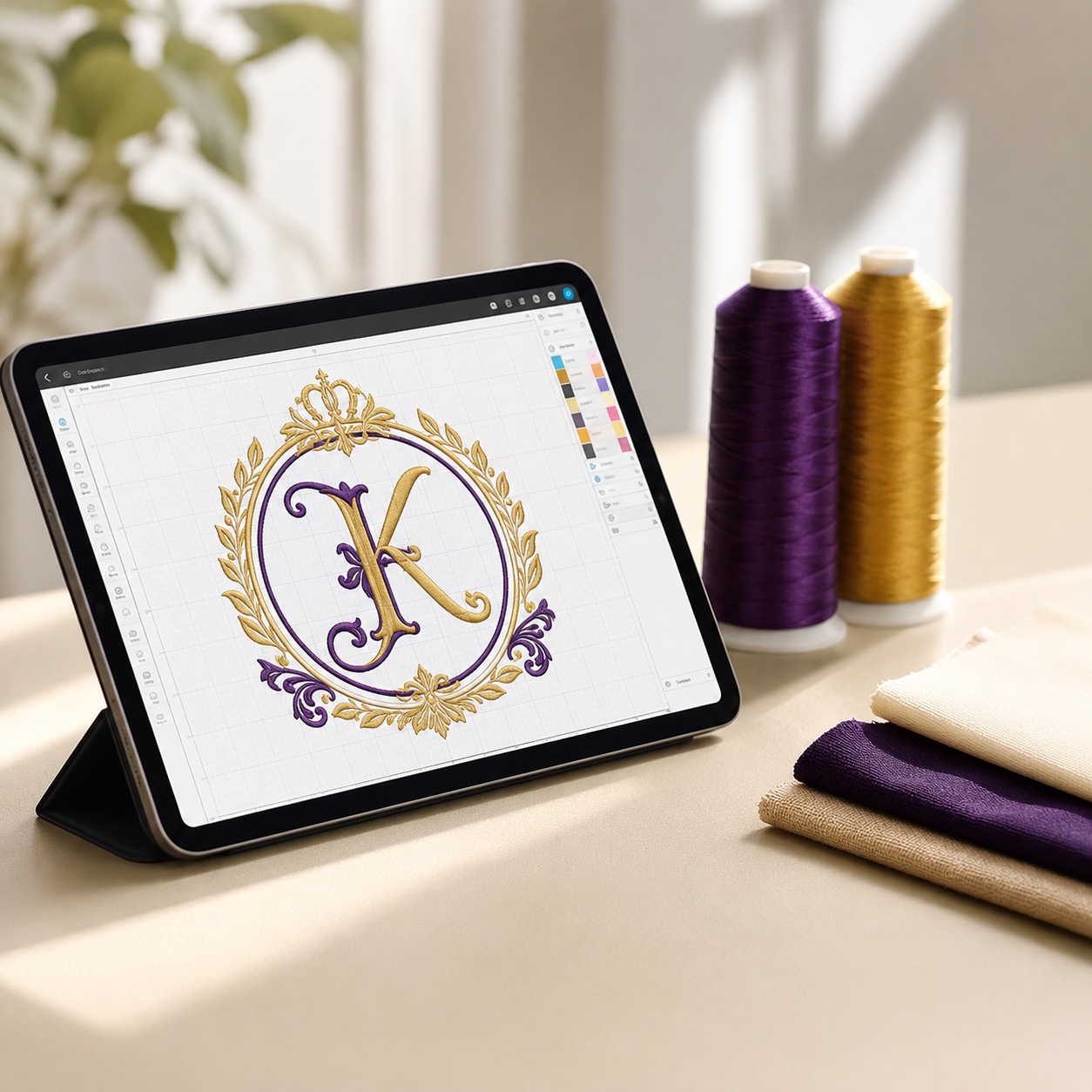 In-house digitising — your design prepared and previewed on screen before any stitch