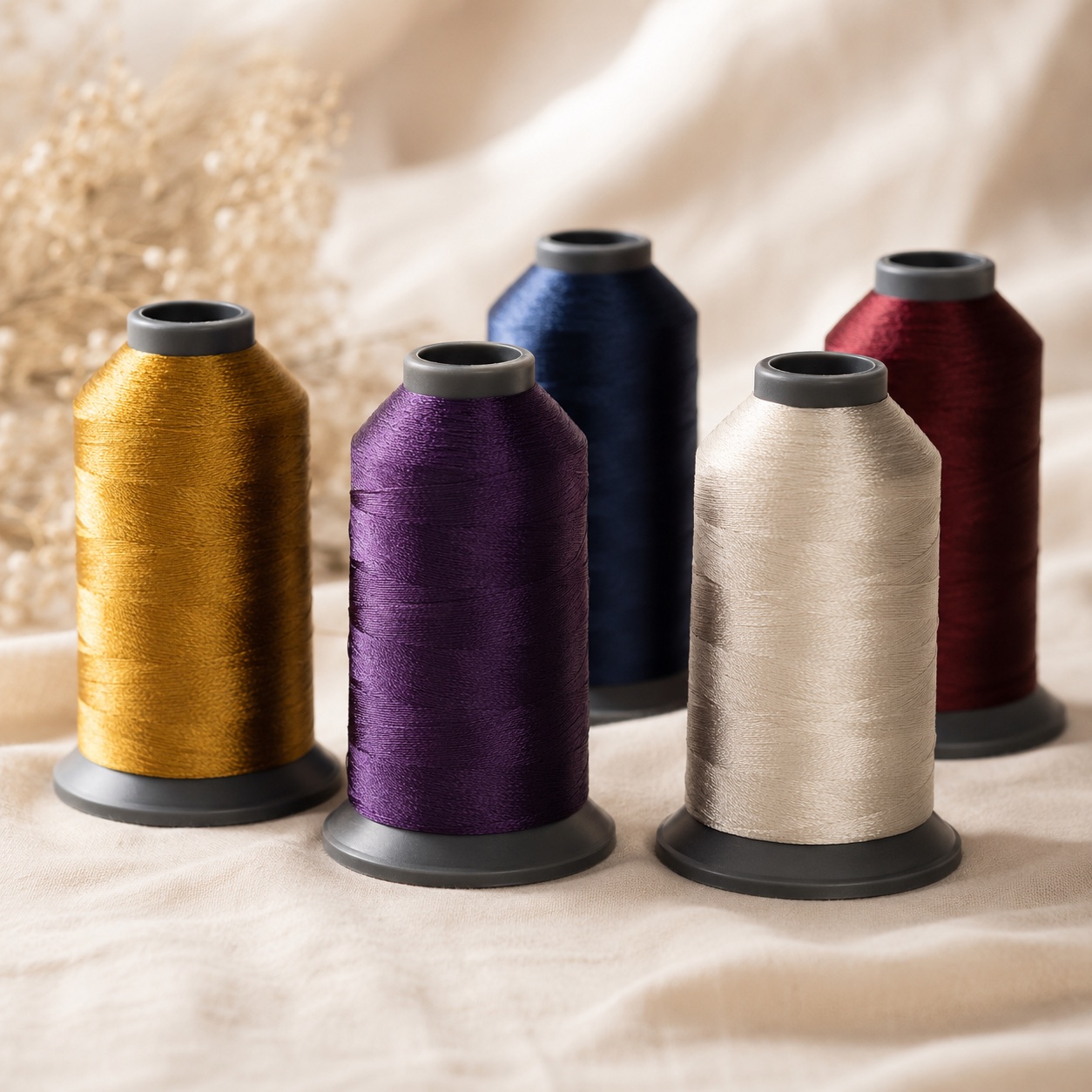 Thread colours matched to your brand before production begins